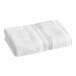 A folded white 1888 Mills Sweet South hand towel.