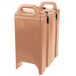 Cambro 350LCD157 Camtainer 3.375 Gallon Coffee Beige Insulated Soup Carrier Main Thumbnail 3