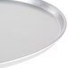 An American Metalcraft standard weight aluminum pizza pan with a white background.