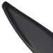 WNA Comet Classicware EcoSense 7 1/8" Heavyweight Black Plastic Knife - 50/Pack Main Thumbnail 4