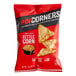 A close up of Popcorners Kettle Corn chips in a red bag.