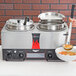 Vollrath 72028 Cayenne Twin Well 7 Qt. Countertop Rethermalizer with Independent Timers - 120V, 1400W Main Thumbnail 4