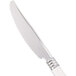 WNA Comet RFDKN480I Reflections Duet 7 1/2" Stainless Steel Look Heavy Weight Plastic Knife with Ivory Handle - 480/Case Main Thumbnail 4
