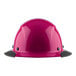 A pink Lift Safety Dax Fifty50 hard hat with black trim.