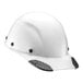 A white Lift Safety hard hat with black accents.