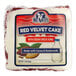 A package of Ne-Mo's Bakery red velvet cake squares with cream cheese frosting.