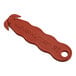 A red plastic Klever Kutter with a handle.