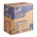 A box of 1650 Scott Shop Towel rolls with blue and white text.