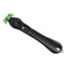 A black and green Klever Kutter EcoXChange Safety Box Cutter with a green handle.