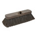 A brown Carlisle Sparta vehicle and wall cleaning brush with brown bristles.