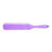 A purple brush with a white handle.