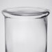 A clear glass Libbey Bell Jar with a lid.