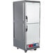 Metro C539-CDS-L-GY C5 3 Series Heated Holding and Proofing Cabinet with Solid Dutch Doors - Gray Main Thumbnail 1