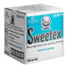 A white box of Stratas Sweetex Flex Cake and Icing Shortening with blue and black text.