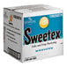A white box of Stratas Sweetex Golden Flex Cake and Icing Shortening with blue and white text.
