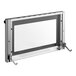 A metal frame with a glass door and a handle for a Cooking Performance Group convection oven.