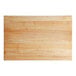A Choice wood cutting board with rounded edges on a white background.