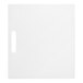 A white rectangular CaterGator cutting board with a handle.