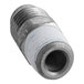 A Bunn 1/4" Male x 1/8" MPT male connector, a metal threaded pipe.