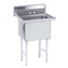 Advance Tabco FS-1-1818 Spec Line Fabricated One Compartment Pot Sink - 23" Main Thumbnail 1
