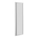 A white rectangular Avantco refrigerator door with a silver handle.