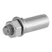 A stainless steel threaded nut and bolt for a Galaxy 177AXISGRI hinge.