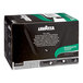 A black and green Lavazza Decaf Classico Coffee box with white text.