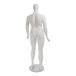 An Econoco white female mannequin with left leg forward on a white background.