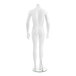 A white male headless mannequin with arms at its sides.