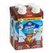 A carton of 24 Almond Breeze chocolate almond milk bottles.
