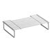 A stainless steel Estella Caffe cup rack for ECEM series coffee machines.