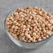 A bowl of dried chickpeas.