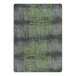A close-up of a Joy Carpets meadow area rug with green and grey stripes.