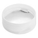 A 53/485 white plastic lid with a dual-flapper induction liner.