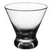 An Acopa Tritan plastic stemless martini glass with a small base and short rim.