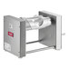 A stainless steel Estella manual turnover machine with a metal frame and two handles.