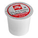 A white plastic container of illy Classico Coffee K-Cup Pods with a red and white label.