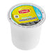 A white plastic container of Lipton Unsweetened Iced Tea K-Cup Pods with a yellow and blue label.