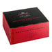A red, black, and white Harney & Sons English Breakfast Tea box.
