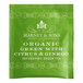 A green box of Harney & Sons Organic Green Citrus Gingko Tea Bags with white text.