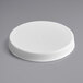 A 110/400 white plastic lid with a foam liner on it.