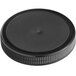 A 70/400 black ribbed plastic cap on a table.