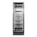 A stainless steel Pro Smoker TR-300 Reserve dry aging cabinet with shelves and doors.