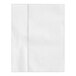 A white paper napkin with a white background.