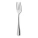 A close-up of a Oneida Inn Classic silver salad/pastry fork.