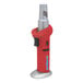 A red and black Whip-It Tilt butane torch.