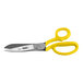 Klein Tools 11 1/4" Bent Trimmer with yellow handles.