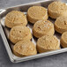 A tray of Otis Spunkmeyer preformed peanut butter cookie dough.