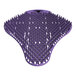 A purple mat with spikes.