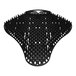 A black rubber WizKid urinal screen with spikes.